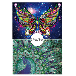 Peacock & Butterfly - Special Diamond Painting