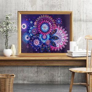 Abstract Flowers Special Diamond Painting