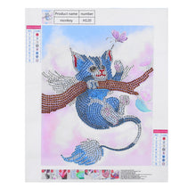 Load image into Gallery viewer, Cat on the Tree - Special Diamond Painting