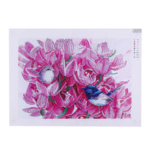 Load image into Gallery viewer, Birds Chirping on Pink Flowers