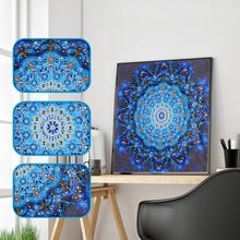 Load image into Gallery viewer, Blue Mandala Special Diamond Painting