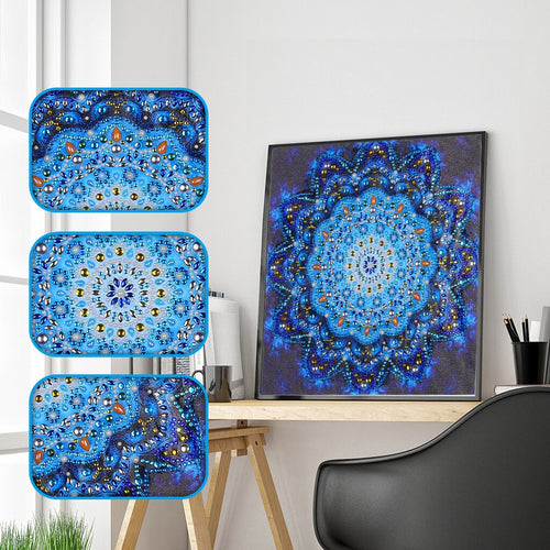 Blue Mandala Special Diamond Painting