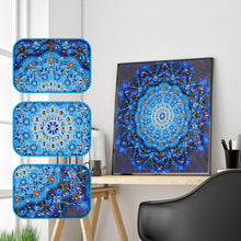 Load image into Gallery viewer, Blue Mandala Special Diamond Painting