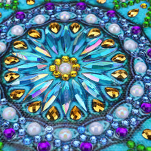 Load image into Gallery viewer, Blue Mandala Special Diamond Painting