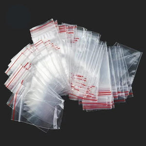 100pcs 4x6cm Small Bags, Sealing Bags Zipper Poly Bags, Small Baggies Clear  Bags for Packaging, Dispenser Bag 
