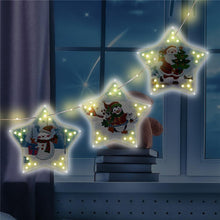 Load image into Gallery viewer, Diamond painting Christmas tree hanging lights