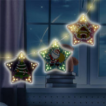 Load image into Gallery viewer, Diamond painting Christmas tree hanging lights