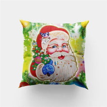 Load image into Gallery viewer, Special Shaped Diamond Painting Christmas Replaceable Pillowcase