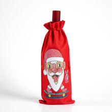 Load image into Gallery viewer, Special-shaped  Diamond Painting Christmas Wine Bottle Cover