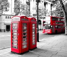 Load image into Gallery viewer, Beautiful Red Phone Booths