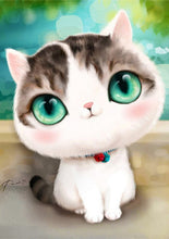 Load image into Gallery viewer, Adorable Little Cat with Big Eyes