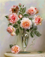 Load image into Gallery viewer, Elegant Flowers Diamond Painting