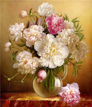 Load image into Gallery viewer, Elegant Flowers Diamond Painting