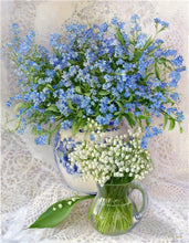 Load image into Gallery viewer, Elegant Flowers Diamond Painting