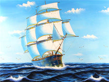 Load image into Gallery viewer, Stunning View of Ships Diamond Painting Kits