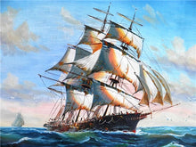 Load image into Gallery viewer, Stunning View of Ships Diamond Painting Kits