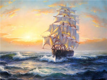 Load image into Gallery viewer, Stunning View of Ships Diamond Painting Kits