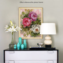 Load image into Gallery viewer, Rose with Vase Painting by Diamonds