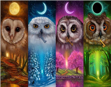 Load image into Gallery viewer, Colorful Night Owls Diamond Painting