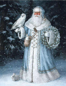 Huge Santa with Owl Diamond Painting Kits for Adults
