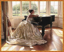 Load image into Gallery viewer, Waiting Bride and Piano Painting Kit for Adults