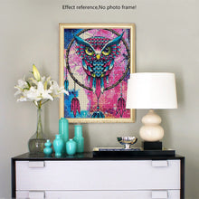 Load image into Gallery viewer, Colorful Big Dream Catcher Owl