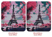 Load image into Gallery viewer, Eiffel Tower Covered in Pink Plants