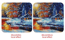 Load image into Gallery viewer, Nice Winter Snow Sunset Diamond Paint