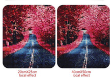 Load image into Gallery viewer, Long Road in Beautiful Forest Diamond Painting Kit