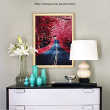 Load image into Gallery viewer, Long Road in Beautiful Forest Diamond Painting Kit
