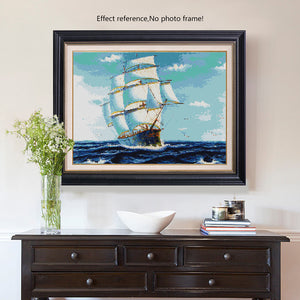 Stunning View of Ships Diamond Painting Kits