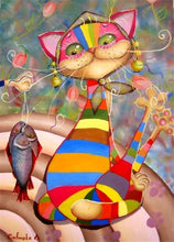 Load image into Gallery viewer, cat diamond painting