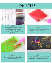 Load image into Gallery viewer, Beautiful Blue Lake and Swans with Waterfall