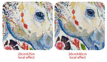 Load image into Gallery viewer, Colorful Artistic Elephant Diamond Paint kit