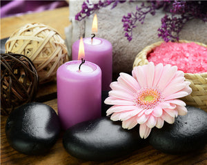 Marvelous Flowers & Candle