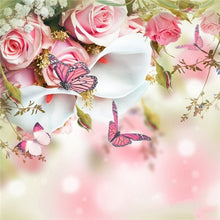 Load image into Gallery viewer, Butterflies on Beautiful Roses