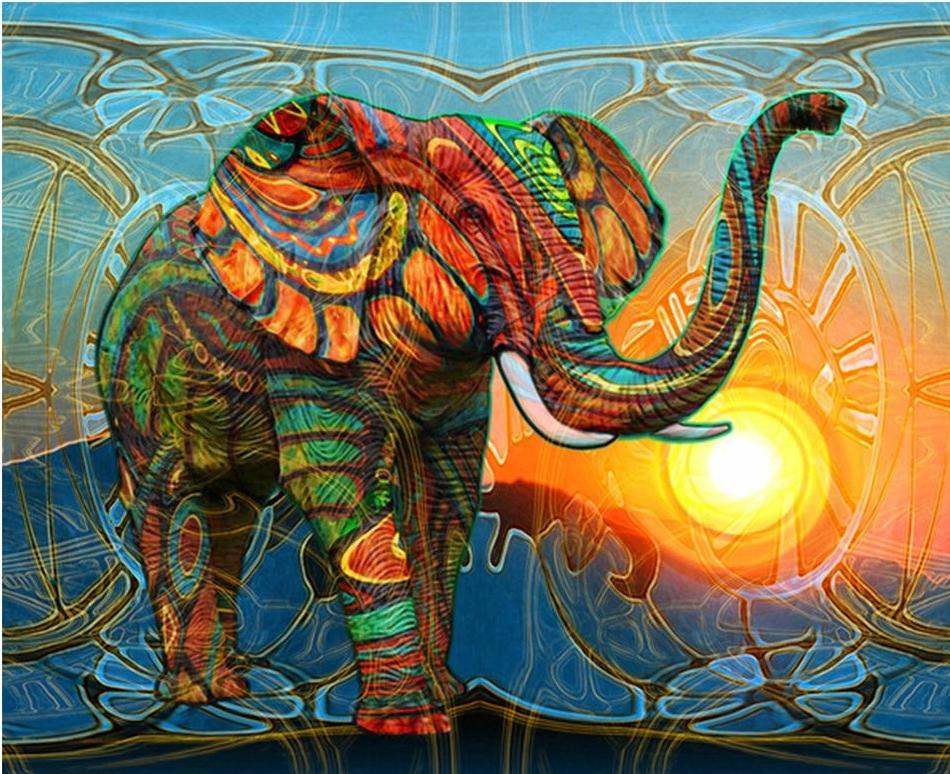 elephant diamond painting