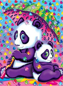 Cute Panda with Baby Diamond Paintings