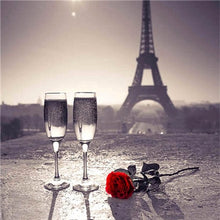 Load image into Gallery viewer, Romantic Red Roses &amp; Glass at Eiffel Tower