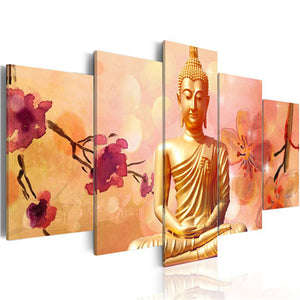 Gautam Budha 5 Piece Diamond Painting for your Wall