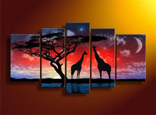Load image into Gallery viewer, 5 Piece Wall Art Diamond Paintings