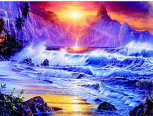 Load image into Gallery viewer, Stunning Sea Waves diamond painting