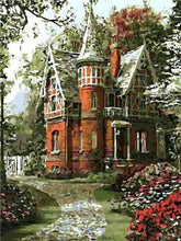 Load image into Gallery viewer, Beautiful Designed Castles DIY Painting