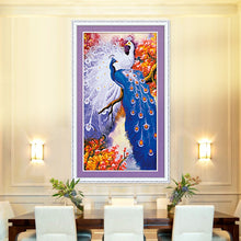Load image into Gallery viewer, Peacock Couple Special Shaped Paint by Diamonds