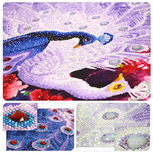 Load image into Gallery viewer, Peacock Couple Special Shaped Paint by Diamonds