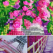 Load image into Gallery viewer, Eiffel Tower Covered in Flowers Painting for your Wall