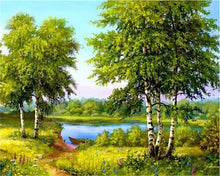 Load image into Gallery viewer, Natural View Landscape Paint with Diamond Kits