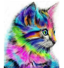 Load image into Gallery viewer, Big Colorful Cat Diamond Painting for your Wall