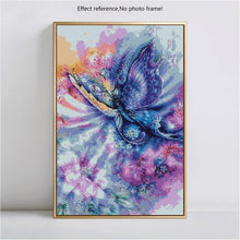 Load image into Gallery viewer, Big Butterfly and Colorful Flowers