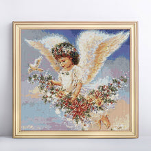 Load image into Gallery viewer, Adorable Flaying Angel Diamond Painting Kit